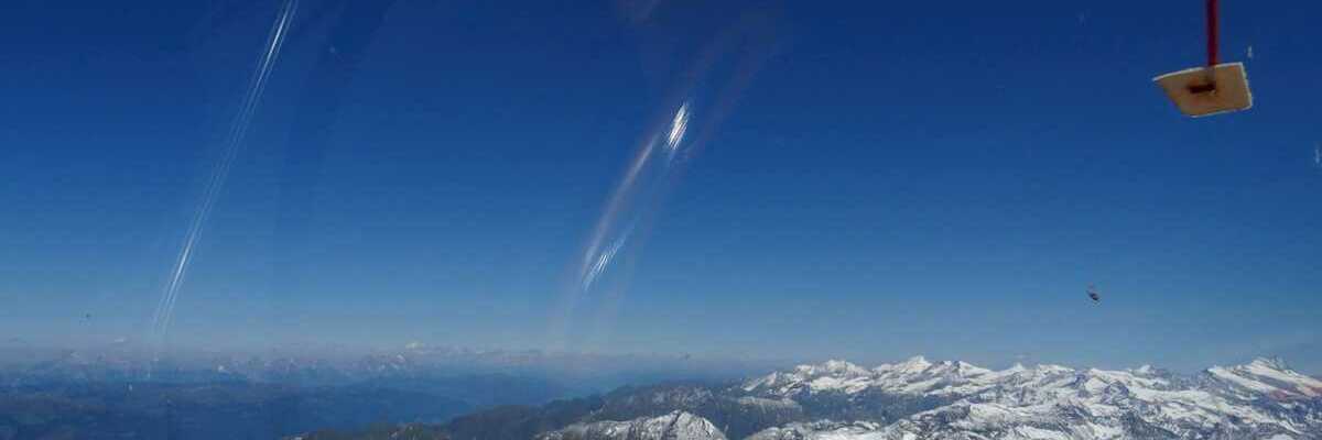 Flugwegposition um 12:08:20: Aufgenommen in der Nähe von Gemeinde Neukirchen am Großvenediger, Österreich in 3267 Meter