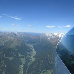 Flugwegposition um 13:31:35: Aufgenommen in der Nähe von Gemeinde Schmirn, 6154, Österreich in 2992 Meter