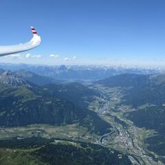 Flugwegposition um 13:31:39: Aufgenommen in der Nähe von Gemeinde Schmirn, 6154, Österreich in 3002 Meter