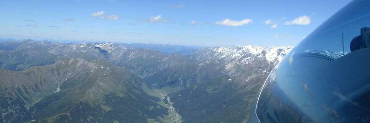 Flugwegposition um 13:31:35: Aufgenommen in der Nähe von Gemeinde Schmirn, 6154, Österreich in 2992 Meter