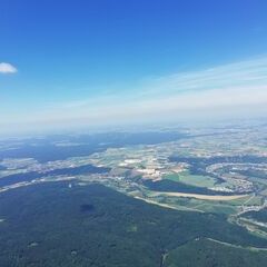 Flugwegposition um 12:13:37: Aufgenommen in der Nähe von Eichstätt, Deutschland in -1551 Meter