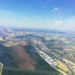 Flugwegposition um 11:28:36: Aufgenommen in der Nähe von Eichstätt, Deutschland in -1551 Meter