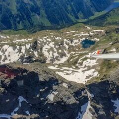 Flugwegposition um 12:50:52: Aufgenommen in der Nähe von Gössenberg, Österreich in 2859 Meter