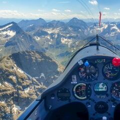 Flugwegposition um 12:49:41: Aufgenommen in der Nähe von Gössenberg, Österreich in 2771 Meter