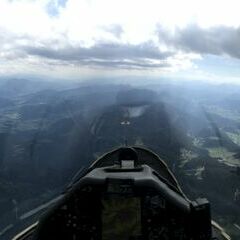 Flugwegposition um 15:13:14: Aufgenommen in der Nähe von Gemeinde St. Lorenzen im Mürztal, St. Lorenzen im Mürztal, Österreich in 2526 Meter