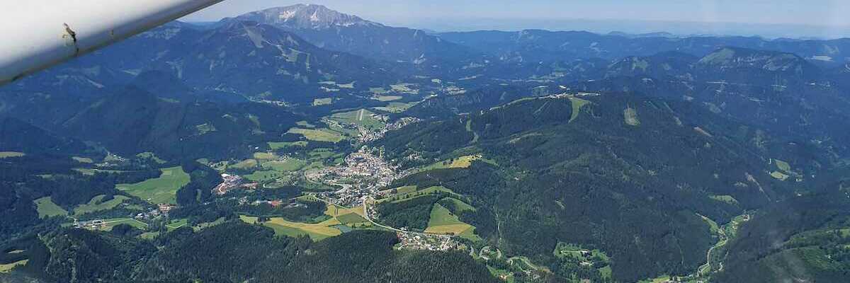 Flugwegposition um 11:23:26: Aufgenommen in der Nähe von Halltal, Österreich in 1772 Meter