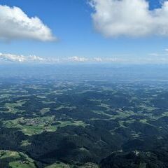 Flugwegposition um 15:39:02: Aufgenommen in der Nähe von Gemeinde Unterweißenbach, 4273 Unterweißenbach, Österreich in 1882 Meter