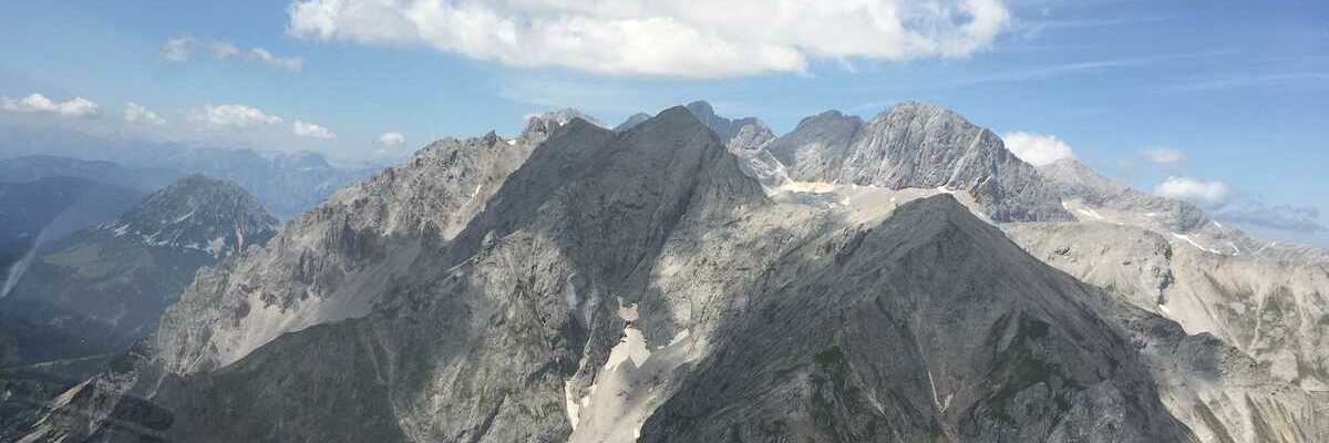 Flugwegposition um 11:38:23: Aufgenommen in der Nähe von Gemeinde Ramsau am Dachstein, 8972, Österreich in 2343 Meter