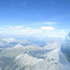 Flugwegposition um 13:57:07: Aufgenommen in der Nähe von Bezirk Inn, Schweiz in 3941 Meter