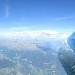 Flugwegposition um 14:11:11: Aufgenommen in der Nähe von 39023 Laas, Autonome Provinz Bozen - Südtirol, Italien in 3607 Meter