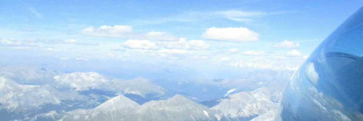 Flugwegposition um 13:57:07: Aufgenommen in der Nähe von Bezirk Inn, Schweiz in 3941 Meter