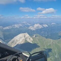 Flugwegposition um 14:39:04: Aufgenommen in der Nähe von Gemeinde Muhr, 5583, Österreich in 3311 Meter