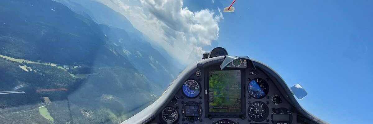 Flugwegposition um 12:29:40: Aufgenommen in der Nähe von Gemeinde Hohe Wand, Österreich in 1615 Meter