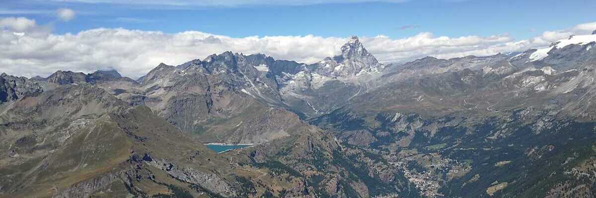 Verortung via Georeferenzierung der Kamera: Aufgenommen in der Nähe von 11020 Antey-Saint-André, Aostatal, Italien in 3100 Meter