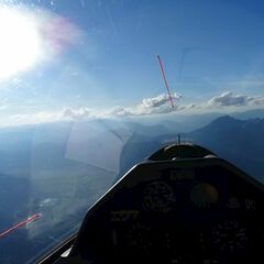 Flugwegposition um 16:48:46: Aufgenommen in der Nähe von Admont, Österreich in 2671 Meter