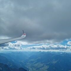 Flugwegposition um 14:52:22: Aufgenommen in der Nähe von 39027 Graun im Vinschgau, Autonome Provinz Bozen - Südtirol, Italien in 3573 Meter