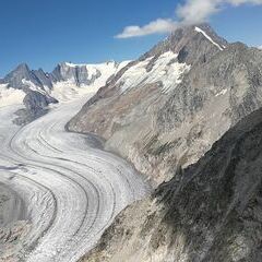 Verortung via Georeferenzierung der Kamera: Aufgenommen in der Nähe von Goms, Schweiz in 3500 Meter