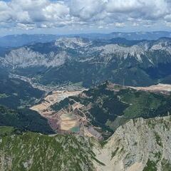 Flugwegposition um 11:11:37: Aufgenommen in der Nähe von Gai, 8793, Österreich in 2360 Meter