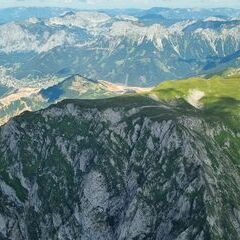 Flugwegposition um 10:28:28: Aufgenommen in der Nähe von Gai, 8793, Österreich in 2220 Meter