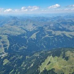 Flugwegposition um 11:57:35: Aufgenommen in der Nähe von Mittersill, Österreich in 2675 Meter