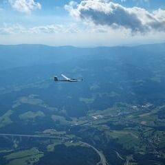 Flugwegposition um 15:15:26: Aufgenommen in der Nähe von Gemeinde Preitenegg, Preitenegg, Österreich in 2316 Meter