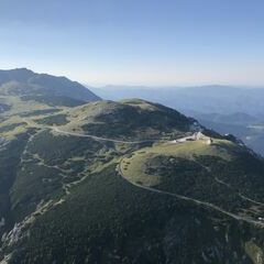 Flugwegposition um 16:26:39: Aufgenommen in der Nähe von Gemeinde Reichenau an der Rax, Österreich in 1862 Meter