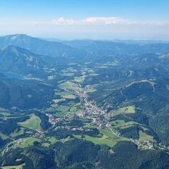Flugwegposition um 14:19:58: Aufgenommen in der Nähe von Gußwerk, Österreich in 2363 Meter