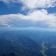 Flugwegposition um 14:20:15: Aufgenommen in der Nähe von Gußwerk, Österreich in 2383 Meter