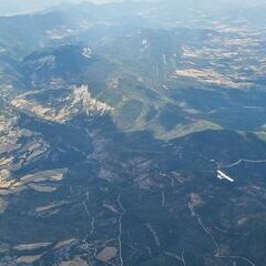Flugwegposition um 13:07:26: Aufgenommen in der Nähe von Arrondissement de Gap, Frankreich in 2791 Meter