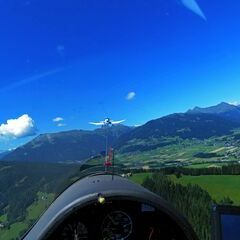 Flugwegposition um 10:43:11: Aufgenommen in der Nähe von Gemeinde Tamsweg, 5580 Tamsweg, Österreich in 1380 Meter