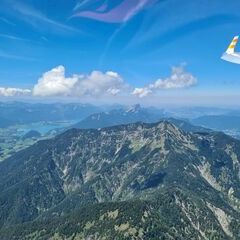 Flugwegposition um 10:13:08: Aufgenommen in der Nähe von Bad Ischl, Österreich in 1998 Meter