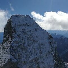 Verortung via Georeferenzierung der Kamera: Aufgenommen in der Nähe von Visp, Schweiz in 4400 Meter