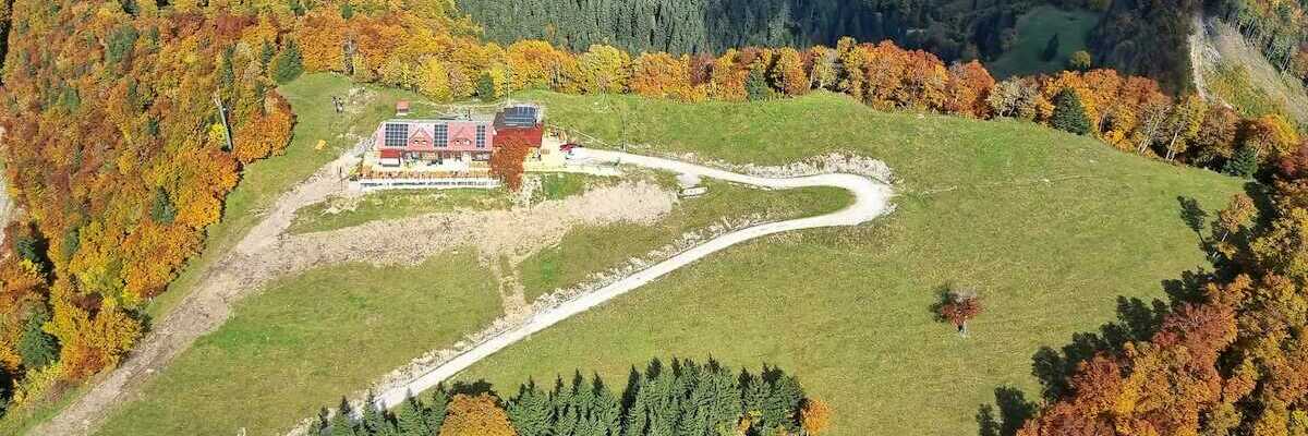 Flugwegposition um 11:21:51: Aufgenommen in der Nähe von Gemeinde Lilienfeld, 3180, Österreich in 1299 Meter