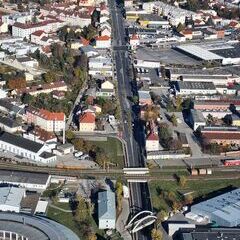 Flugwegposition um 13:16:16: Aufgenommen in der Nähe von Wiener Neustadt, Österreich in 500 Meter