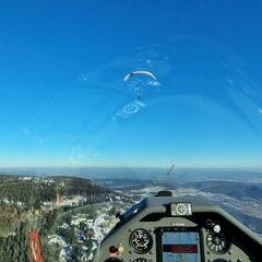 Flugwegposition um 12:10:00: Aufgenommen in der Nähe von Gemeinde Hohe Wand, Österreich in 995 Meter