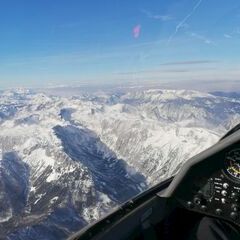 Flugwegposition um 10:14:03: Aufgenommen in der Nähe von Gemeinde Turnau, Österreich in 3159 Meter