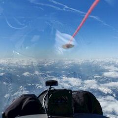 Verortung via Georeferenzierung der Kamera: Aufgenommen in der Nähe von Kapellen, Österreich in 4000 Meter