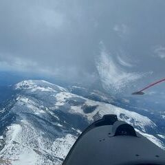 Flugwegposition um 11:43:20: Aufgenommen in der Nähe von Gemeinde Reichenau an der Rax, Österreich in 2428 Meter