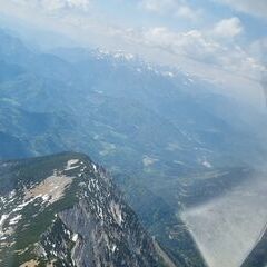 Flugwegposition um 11:13:18: Aufgenommen in der Nähe von Hollenstein an der Ybbs, 3343 Hollenstein an der Ybbs, Österreich in 2230 Meter