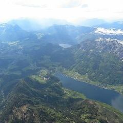 Flugwegposition um 13:35:02: Aufgenommen in der Nähe von Gemeinde Kalwang, 8775, Österreich in 2433 Meter