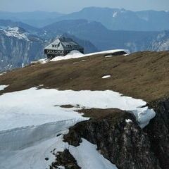 Flugwegposition um 14:38:44: Aufgenommen in der Nähe von Gemeinde Bad Aussee, 8990 Bad Aussee, Österreich in 3117 Meter