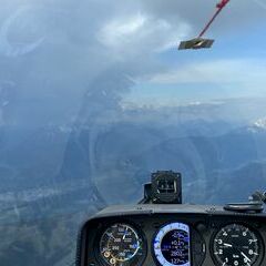 Flugwegposition um 15:20:55: Aufgenommen in der Nähe von Gemeinde Aigen im Ennstal, Österreich in 2762 Meter