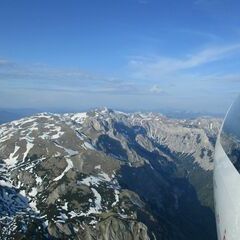 Flugwegposition um 16:22:59: Aufgenommen in der Nähe von Tragöß-Sankt Katharein, Österreich in 2293 Meter