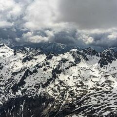 Flugwegposition um 11:38:53: Aufgenommen in der Nähe von Gemeinde Muhr, 5583, Österreich in 2662 Meter
