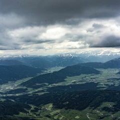 Flugwegposition um 10:58:47: Aufgenommen in der Nähe von Oberwölz Umgebung, Österreich in 2836 Meter