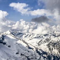 Flugwegposition um 14:34:40: Aufgenommen in der Nähe von 39030 Gemeinde Ahrntal, Autonome Provinz Bozen - Südtirol, Italien in 3480 Meter