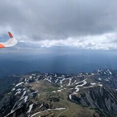 Flugwegposition um 13:37:15: Aufgenommen in der Nähe von Altenberg an der Rax, Österreich in 2459 Meter