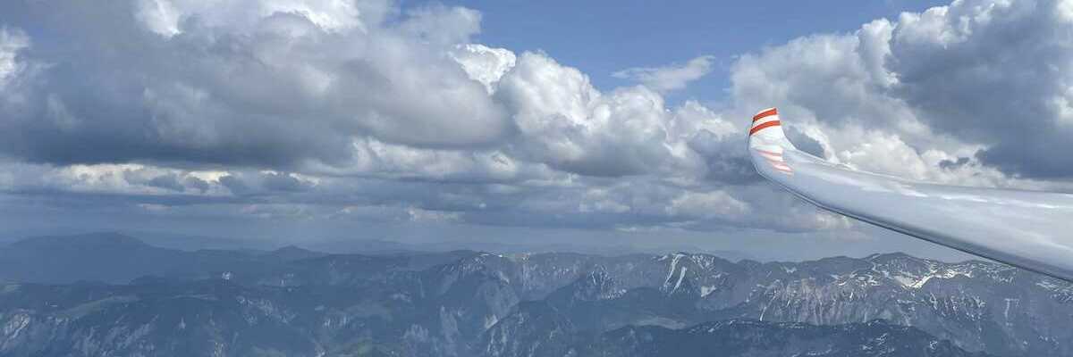 Flugwegposition um 13:14:16: Aufgenommen in der Nähe von Gemeinde Wildalpen, 8924, Österreich in 2409 Meter