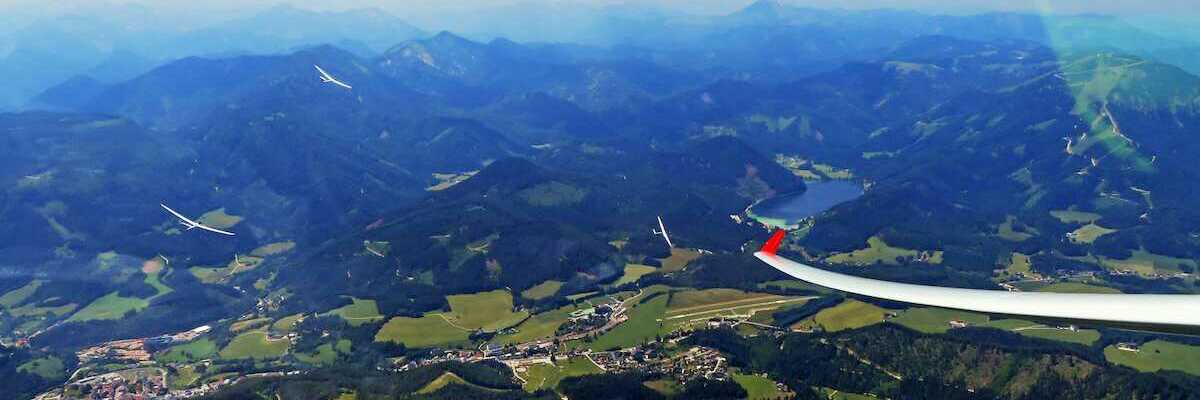 Flugwegposition um 10:59:07: Aufgenommen in der Nähe von Halltal, Österreich in 2044 Meter