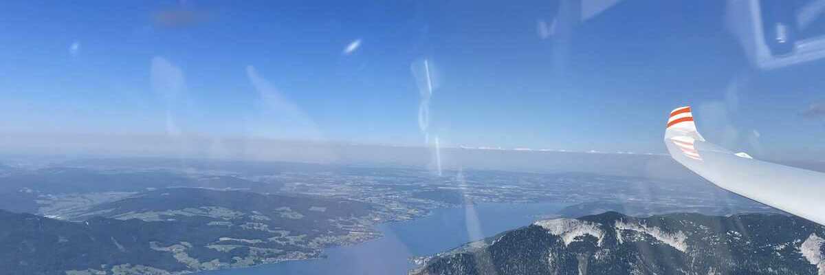 Flugwegposition um 12:29:37: Aufgenommen in der Nähe von Bad Ischl, Österreich in 2149 Meter